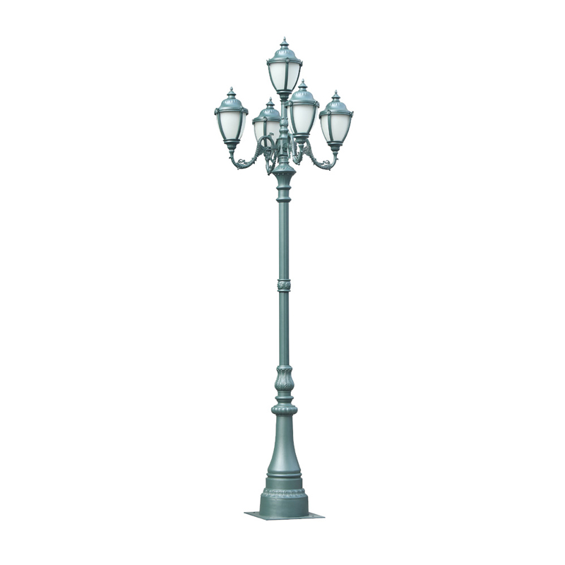 DDK-ZH-0401 3 a 6m Hight Hight Retro Garden Poles de luz