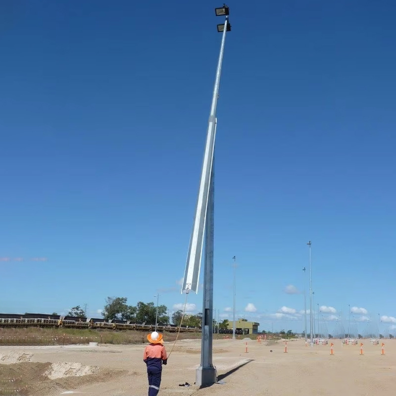 Pictos con bisagras de acero galvanizado de 3 a 16 m