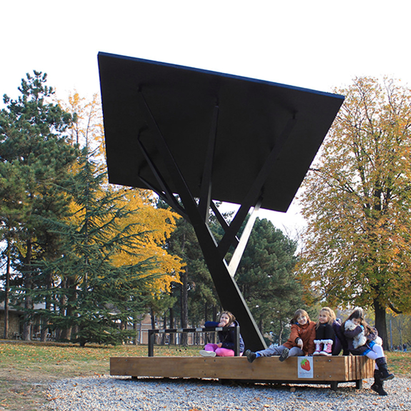 Árbol solar DDK-ST2000 con banco largo