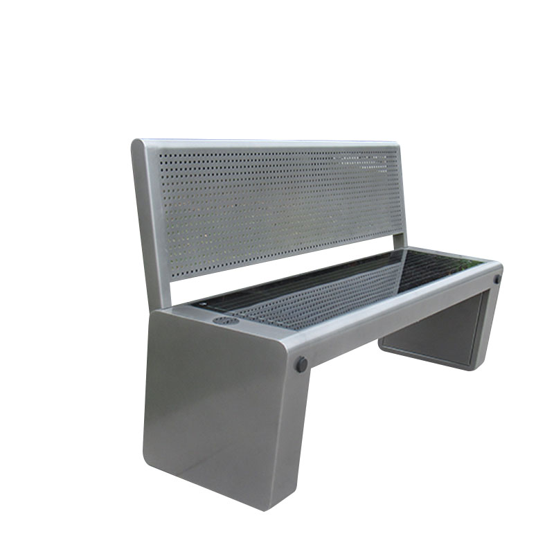 DDK-2010A Solar Smart Bench Cargando Wifi Bluetooth Altavoz al aire libre con respaldo