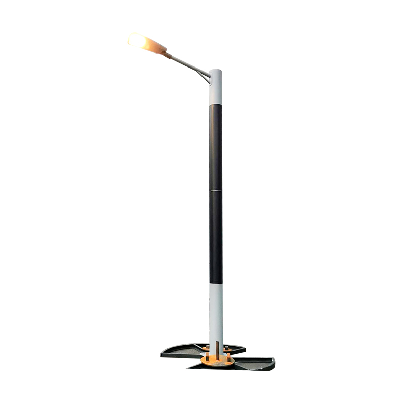 DDK-SSPL-SSPL-2000 Cilindro Solar Pole Single/Doble Brazo y lámparas LED de la calle