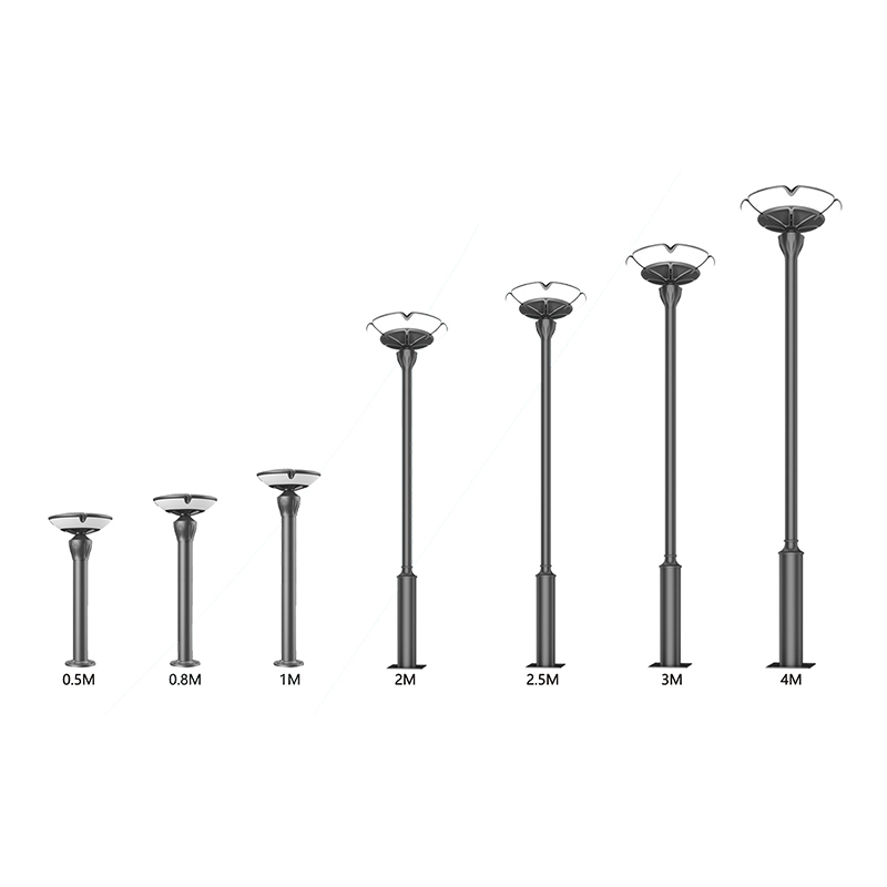 DDK-STL106 Luz de poste solar para exteriores