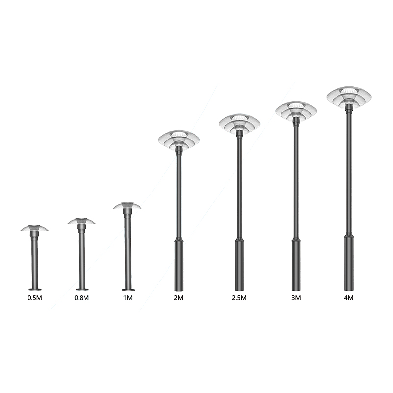 DDK-STL107 Luz de poste solar para exteriores